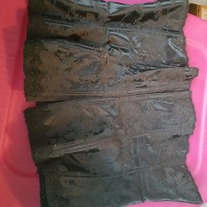 Lace up corset